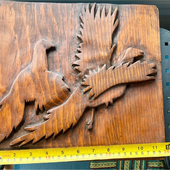 Vintage Hand carved Wood Pheasant Wall Art Eclectic Grandpa - Picture 9 of 12